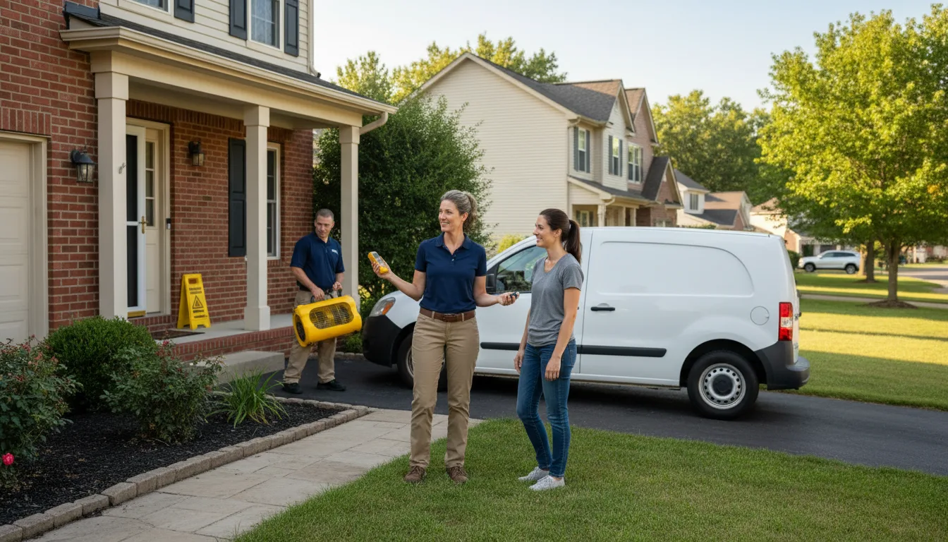 Water restoration image for Dehumidification And Cleanup Services in Waterboro, ME